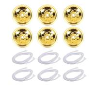 Alipis 1 Jeu Mèche De Flotteur D'huile Mèches De Bougies à l'huile Mèche De Lanterne à Huile Vin Torches Tiki Mèche Mèches Bougies Flottantes Porte-Fil DIY Fibre Ménage Blanche Titulaire
