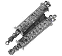 Alipis 1 Jeu Parchemin sacré de la Porte Couvercle de Porte Rouge parchemin sacré du Poteau d'entrée Ornement Religieux Mezuzah Décoration de Religieuse Atsem Mezouza juive