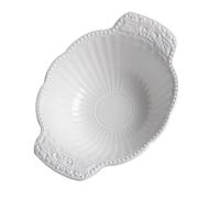 Alipis 1 Pc bol en porcelaine tendre bol de soupe bol à bagatelle bols de préparation en émail grand bol coupe fruit saladiers plat élégant en porcelaine tendre Accueil Vaisselle blanche