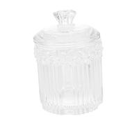 Alipis 1 Pc Décoration D'accessoires De Rangement Paille Réutilisable Bocaux De Conservation Carrés avec Couvercle Organisateur De Tiroir pour Le Maquillage Bouteilles d'eau Un Verre