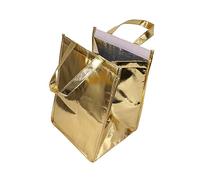 Alipis 1 Pc Panier Pliant Lunch Bag lunchbag tripack Travel kit Trousse Voyage Messager bento polochon doublures Thermique Non tissé Thermiques pour Aliments Rouge