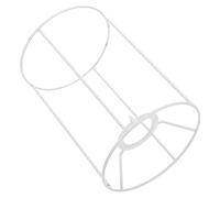 Alipis 1 Pc Porte-ombre Roulement Pour Vitrine Bague D'adaptation Pour Abat-jour Ensemble Danneaux Dabat-jour Abat-jour De Lustre Cylindrique Blanche Démodé E27 Cadre D'abat-jour Le Fer