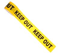Alipis 1 Rouleau Ruban de Danger Non Adhésif Jaune Keep Out de Ruban Avertisseur pour Sécurité et Crime Scene