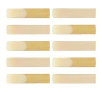 Alipis 10 Anches de Saxophone Ténor Traditionnelles 2,5 Dureté Kit 10 Pièces Accessoires pour Instruments à Vent pour Musiciens Débutants et Professionnels