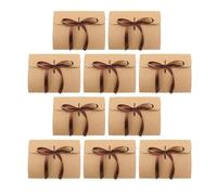 Alipis 10 Enveloppes Vintage en Papier Kraft Rétro pour Invitations, Lot de 10 Pièces, pour Envoyer des Lettres Anciennes ou Messages de Vœux, Décoration Maison Élégante