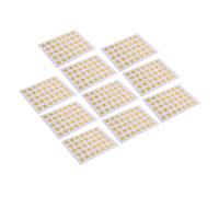 Alipis 10 feuilles Autocollants Étoile Dorée pour Garçon Fille Gommettes Récompense Auto-adhésives pour Garçon Fille Étiquettes Étoiles Dorées Sécurisées pour École et Maison