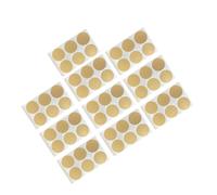 Alipis 10 Feuilles d'Étiquettes à Gratter Rondes Adhésives DIY Autocollants Décoratifs pour Emballages Fêtes et Loisirs Créatifs 60 Pièces