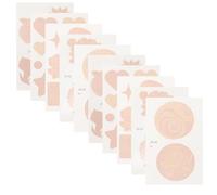 Alipis 10 feuilles Tatouages Temporaires Anti-cicatrices Imperméables Autocollants Ultra-fins Respirants Cache Cicatrices Naturels pour Spa Sports et Fêtes