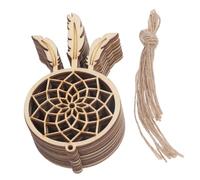 Alipis 10 Pcs Pendentif Attrape-Rêves Ornements D'Arbre De Noël Décor De Décor De Dortoir Boho Décor À La Maison Kit De Suspension Murale Boho Décorations D'Anniversaire Boho