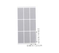 Alipis 10 pièces Autocollants à Gratter Rectangulaires DIY Argentés pour Récompenses Surprise et Projets Créatifs