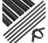 Alipis 10 pièces Bandes Caoutchouc Essuie-glace Voiture sans Cadre Recharges Durables Silencieuses pour Pare-brise