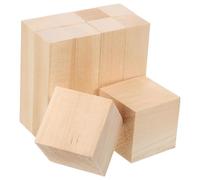 Alipis 10 pièces Blocs de Sculpture Bois Tilleul Naturel Blocs Rectangulaires et Cubes Doux pour Bricolage Sculpture sur Bois Facile pour Projets DIY pour Gravure Détaillée