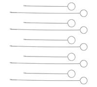 Alipis 10 pièces Crochet à Loquet Acier Inoxydable pour Retournement de Boucle Outil de Couture Ergonomique pour Bandes et Tubes Tissu Accessoires DIY Tricot et Enfilage de Corde