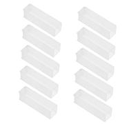 Alipis 10 pièces Cuvettes Verre Standard pour Spectrophotomètre Contenants de Laboratoire pour Analyse Quantitative et Recherche Scientifique