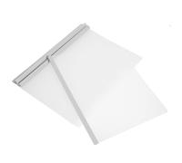 Alipis 10 pièces Dossier Transparent avec Barre Coulissante Lot de Chemises Claires pour Bureau École Portefeuille Documentaire Sécurisé et Organisé Fournitures Bureau Pratiques