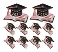 Alipis 10 Pièces Épingle de Graduation pour Remise de Diplôme 2026, Décoration Polyvalente Facile à Fixer sur Vêtements et Paquet, pour Salles D'étude et Salles de Classe
