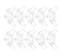 Alipis 10 Pièces Équerres D’Angle en Acrylique Transparent pour Panneaux | Protection des Bords, Usage Déco Maison et Vitrines, Fixation Stable pour Boîtes D’exposition