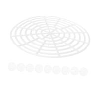Alipis 10 pièces Fermenting Weights Plates Mesh Press For Wide Mouth Mason Jar Stable Pickling Strainer For Sauerkraut Kimchi And Pickled Vegetables Plastic Canning Press