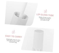 Alipis 10 pièces Flacons à Gloss à Lèvres Vidés Recharges Mini Tubes Transparent Abs pour Maquillage Voyage DIY Personnalisé