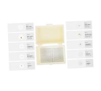 Alipis 10 Pièces Lames de Microscope Préparées pour Garçon Fille Ensemble Échantillons Insectes Outil Éducatif pour Cours de Classe Lames et Sécurisées pour Apprentissage Scientifique