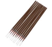 Alipis 10 pièces Lot de Pinceaux Calligraphie Chinois Petits Poils Rouges Souples et Résistants pour Écriture Peinture et Pratique Artistique pour Débutants et Amateurs