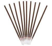 Alipis 10 pièces Lot de Pinceaux de Calligraphie Chinoise Petits et Légers Poils de Loup Rouges pour Écriture Dessin et Peinture à Encre Noire Adaptés Aux Débutants et Artistes