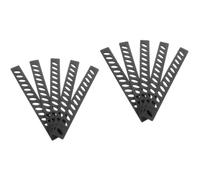 Alipis 10 Pièces Manchon de Protection en Plastique Noir, Accès Rapide | Compatible Couteaux D’office et Rouleaux, Surface Antidérapante, Rangement Maison, Étudiants et Chefs