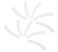 Alipis 10 Pièces Manchon en Caoutchouc Blanc pour Machine à Pince Grip Antidérapant Solide, Accessoire pour Installations de Jeux et Machines Distributrices
