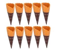 Alipis 10 Pièces Miniature Cone de Glace Support pour Décoration de Cuisine Simulation pour Jeu et Collections