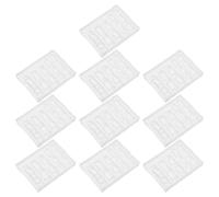 Alipis 10 Pièces Moules en Silicone pour Ongles 3d Réutilisables Texture Précise pour Nail Art Créatif, Outil Polyvalent pour Projets de Manucure à Domicile