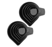 Alipis 10 pièces Plateaux de Pesée Plastique pour Bijoux Accessoires Balance Électronique Récipient Résistant pour Poudres Substances et Gemmes et Précis