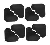 Alipis 10 Pièces Ruban Adhésif Antidérapant pour Tapis Noires Lavables Stickers Réutilisables pour Fixation sans Trace Au Sol pour Maison et Bureau