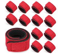 Alipis 10 pièces Sangles Élastiques pour Canne à Fixation et Portable Organiseur de Matériel de Rouge Accessoires pour Carpe et Carnassier