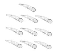 Alipis 10 pièces Supports de Barrettes Fer Argentés pour DIY Accessoires de Cheveux Handmade Matériaux Résistants et Lisses pour Créations de Pinces et Chignons