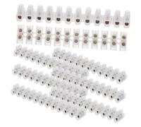 Alipis 10 Pièces U-type Screw Terminal Block Electrical Cable Quick Connectors High Conductivity Insulated Nylon For Industrial And Household Wiring
