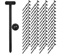 Alipis 100 Colliers de Serrage en Nylon Résistants aux UV avec Mécanisme Autobloquant, Taille Compacte, Clips Câbles Plastiques Polyvalents pour Gestion de Câbles Automobile et