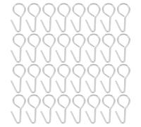 Alipis 100 Crochets de Fixation en Acier Inoxydable 28 Mm, Supports Multifonctionnels pour Housses et Coussins de Siège Auto, Lot Pratique pour Protection et Fixation Intérieure Voiture