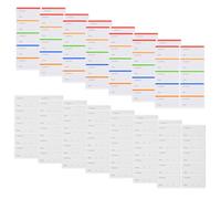 Alipis 100 feuilles Étiquettes Congélation Amovibles Papier Synthétique Résistant Au Froid pour Contenants Alimentaires Autocollants sans Résidu Lot de Stickers pour Frigo et Congélateur