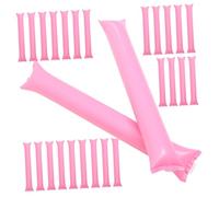 Alipis 100 Pièces Bâtons Gonflables Réutilisables Accessoires de Cheering pour Football Soccer Supporters Événements Sportifs Fanfares École (Rose) 100 pcs