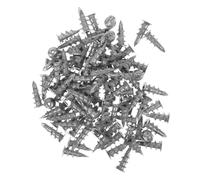 Alipis 100 Pièces Chevilles à Expansion Autoperceuses pour Plaques de Plâtre Fixations Murales Résistantes pour Accrocher Cadres Étagères et Décorations Installation Facile et