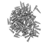 Alipis 100 pièces Chevilles Auto-perceuses Zinc Fixation Murale pour Plaques de Plâtre et Murs Creux Ancrages Robustes pour Cadres et Décorations Vis Non Incluses