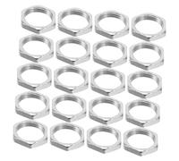 Alipis 100 pièces Écrous Hexagonaux Acier Écrous Plats à Filetage Fin pour Fixations Électroniques Tête Plate pour Appareils Petits Compatibilité et Montage Sécurisé