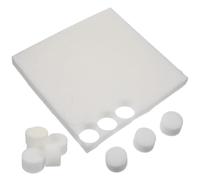 Alipis 100 Pièces Éponge Hydroponique Bloc Éponge Hydroponique pour Plantules et Haricots Blanc Mousse Respirante pour Agriculture Moderne et Pépinières Enracinement Rapide