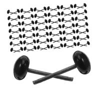 Alipis 100 Pièces Glass Safety Eyes for Stuffed Animals Doll Eyeballs Craft Needle Felting Plush Animal Puppets DIY