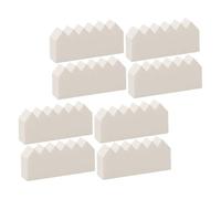 Alipis 100 pièces Houppettes Poudre Jetables Visage Synthétiques Latex Doux Maquillage Précis Usage Polyvalent Élégant