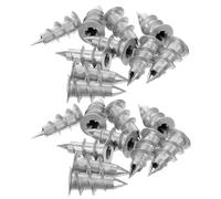 Alipis 100 Pièces Kit Chevilles Auto-perceuses Spirales pour Plaques Plâtre Fixation Murale sans Vis Ancrage Robuste pour Cadres et Décoration Installation Facile et Maintien Solide