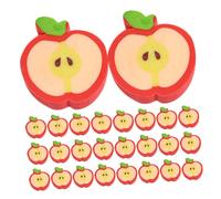 Alipis 100 pièces Lot de Gommes Mini Fruits pour Garçon Fille Gomme Scolaire Sûre Forme de Pomme Effaceurs Colorés Créatifs pour Étudiants Outil Pratique pour Écriture et Dessin