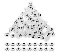 Alipis 100 Pièces Nez Sécurité pour Poupée DIY Ornement Bouche Amigurumi Accessoires Crochet pour Fabrication Peluche Animal Kit Création Jouets Faits Main