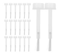 Alipis 100 Pièces Pinceau à Vernis à Ongles de Rechange M09, Poils | Blanc, Installation Facile sur Bouchon de Flacon, Usage Professionnel ou Personnel, Outil de Manucure