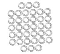 Alipis 100 pièces Protège Plaque Cuisson Gaz Rond Couvre Brûleur Réutilisable Aluminium pour Cuisinière à Gaz Salissures et Facile à Nettoyer Accessoire Pratique pour Cuisine